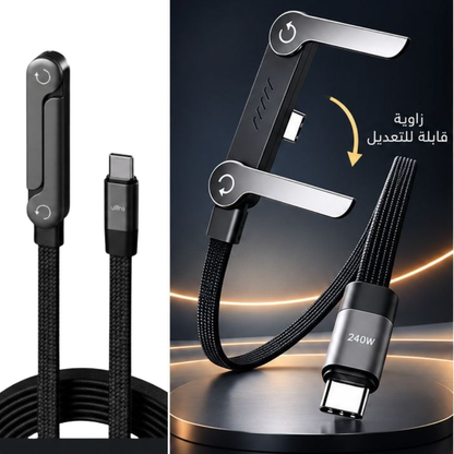 Cable de charge( Type C} avec support